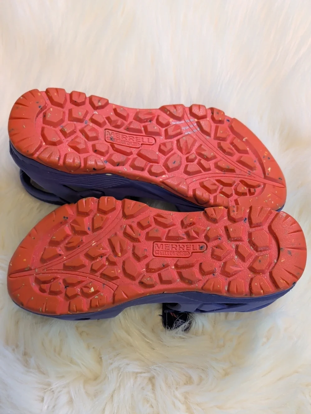 Merrell Kids Purple Patterned Strap Sandals Watershoes Nature Hiking